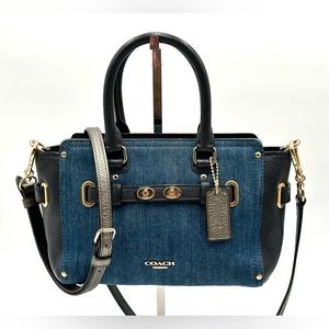 Coach Mini Denim Tote/Crossbody